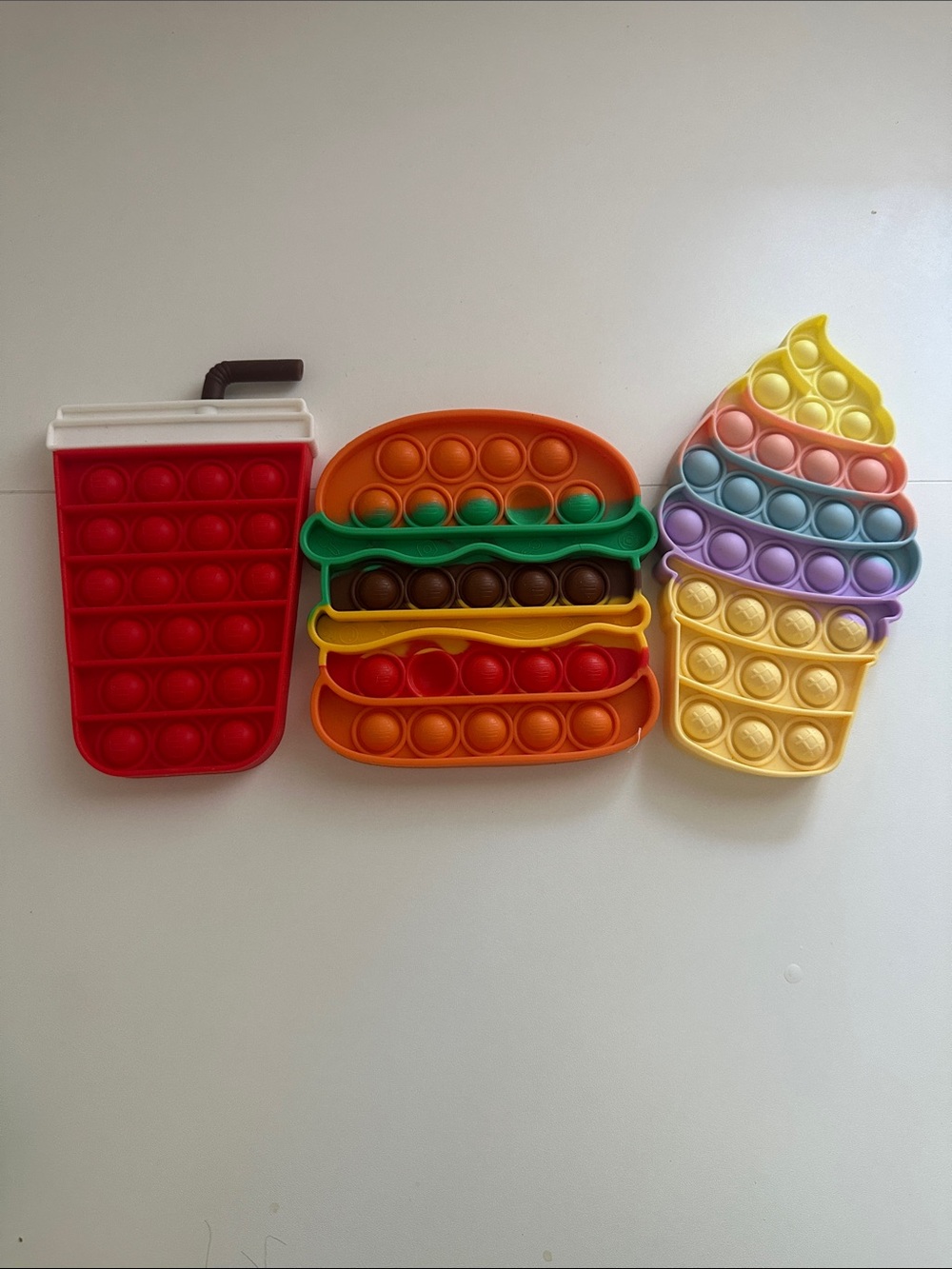 3 sets of food pop its